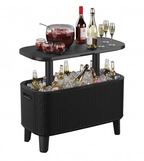 Стол Беви Бар (Bevy Bar Large Cool Bar), графит в Нижнем Тагиле - nizhniy-tagil.mebel24.online | фото 3