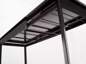 Стол CREMONA 140 HIGH GLOSS STATUARIO Белый мрамор глянцевый, керамика/ черный каркас, ®DISAUR в Нижнем Тагиле - nizhniy-tagil.mebel24.online | фото 6