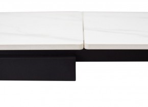 Стол FORIO 160 MATT WHITE MARBLE SOLID CERAMIC / BLACK, ®DISAUR в Нижнем Тагиле - nizhniy-tagil.mebel24.online | фото 3