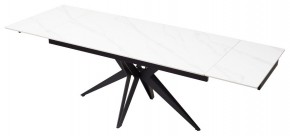 Стол FORIO 160 MATT WHITE MARBLE SOLID CERAMIC / BLACK, ®DISAUR в Нижнем Тагиле - nizhniy-tagil.mebel24.online | фото 6