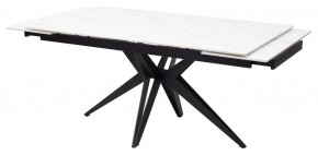 Стол FORIO 160 MATT WHITE MARBLE SOLID CERAMIC / BLACK, ®DISAUR в Нижнем Тагиле - nizhniy-tagil.mebel24.online | фото 7