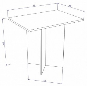 Стол журнальный Cross СЖ4 в Нижнем Тагиле - nizhniy-tagil.mebel24.online | фото 3