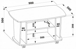 Стол журнальный СЖ-3 в Нижнем Тагиле - nizhniy-tagil.mebel24.online | фото 3