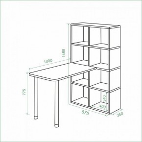 Стол компьютерный Bartolo в Нижнем Тагиле - nizhniy-tagil.mebel24.online | фото 2