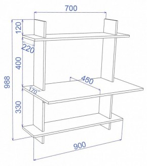 Стол компьютерный Cross СтТ3 в Нижнем Тагиле - nizhniy-tagil.mebel24.online | фото 2