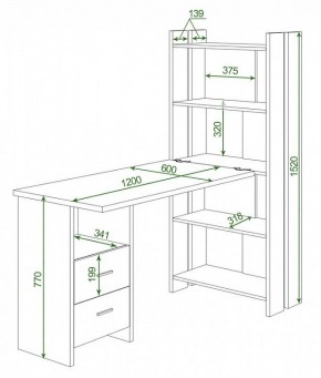 Стол компьютерный Домино Lite СТЛ-ОВ+С120Р в Нижнем Тагиле - nizhniy-tagil.mebel24.online | фото 2