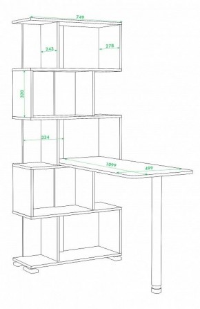 Стол компьютерный Домино нельсон СЛ-5СТ в Нижнем Тагиле - nizhniy-tagil.mebel24.online | фото 2