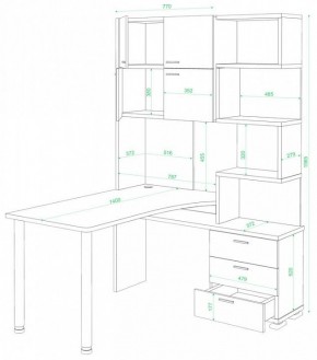 Стол компьютерный Домино нельсон СР-500М/140 в Нижнем Тагиле - nizhniy-tagil.mebel24.online | фото 2