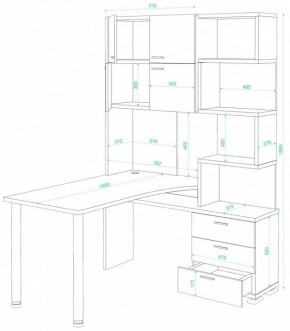 Стол компьютерный Домино нельсон СР-500М/160 в Нижнем Тагиле - nizhniy-tagil.mebel24.online | фото 2