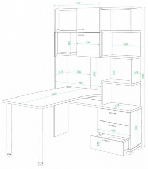 Стол компьютерный Домино нельсон СР-500М/190 в Нижнем Тагиле - nizhniy-tagil.mebel24.online | фото 2
