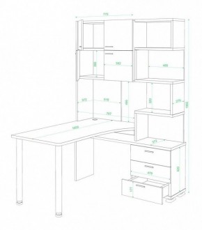 Стол компьютерный Домино нельсон СР-500М160 в Нижнем Тагиле - nizhniy-tagil.mebel24.online | фото 3