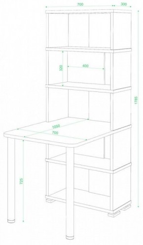 Стол компьютерный Домино СБ-10М/5 в Нижнем Тагиле - nizhniy-tagil.mebel24.online | фото 2