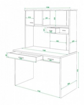 Стол компьютерный Домино СК-60 в Нижнем Тагиле - nizhniy-tagil.mebel24.online | фото 2