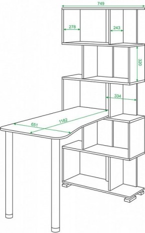 Стол компьютерный Домино СЛ-5СТ-2 в Нижнем Тагиле - nizhniy-tagil.mebel24.online | фото 2