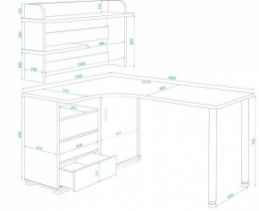 Стол компьютерный Домино СР-145М в Нижнем Тагиле - nizhniy-tagil.mebel24.online | фото 2