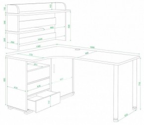 Стол компьютерный Домино СР-145М в Нижнем Тагиле - nizhniy-tagil.mebel24.online | фото 2