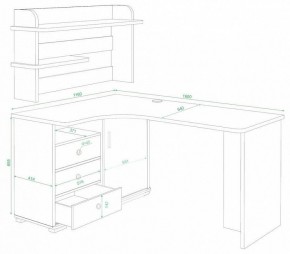 Стол компьютерный Домино СР-165 в Нижнем Тагиле - nizhniy-tagil.mebel24.online | фото 2