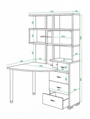 Стол компьютерный Домино СР-320 в Нижнем Тагиле - nizhniy-tagil.mebel24.online | фото 5