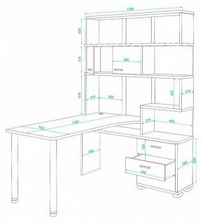 Стол компьютерный Домино СР-420/130 в Нижнем Тагиле - nizhniy-tagil.mebel24.online | фото 2