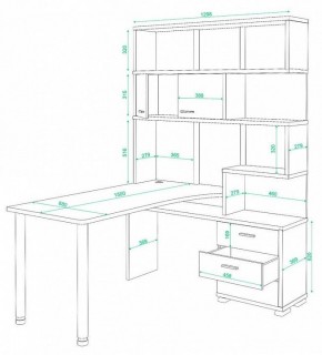 Стол компьютерный Домино СР-420/150 в Нижнем Тагиле - nizhniy-tagil.mebel24.online | фото 2
