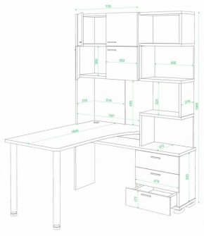 Стол компьютерный Домино СР-500М/190 в Нижнем Тагиле - nizhniy-tagil.mebel24.online | фото 2