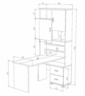 Стол компьютерный Домино СР-720/180 в Нижнем Тагиле - nizhniy-tagil.mebel24.online | фото 2