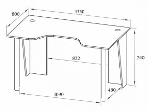 Стол компьютерный КСТ-18 в Нижнем Тагиле - nizhniy-tagil.mebel24.online | фото