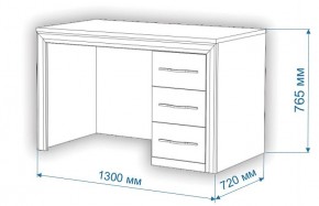 Стол компьютерный Нобиле СтЯ130+НСт130Д в Нижнем Тагиле - nizhniy-tagil.mebel24.online | фото 3