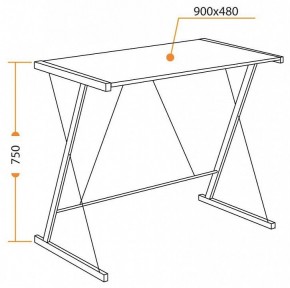 Стол компьютерный WD-09 в Нижнем Тагиле - nizhniy-tagil.mebel24.online | фото 6