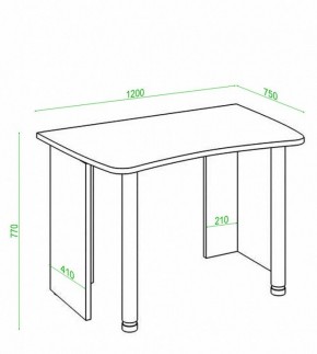 Стол офисный Домино Лайт СКЛ-Софт120 в Нижнем Тагиле - nizhniy-tagil.mebel24.online | фото 3