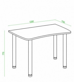 Стол офисный Домино Лайт СКЛ-Софт120МО в Нижнем Тагиле - nizhniy-tagil.mebel24.online | фото 3