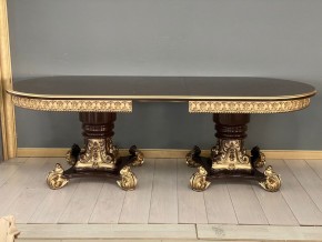 Стол овальный раскладной Изабелла (шпон) 2000(2400)*1100 в Нижнем Тагиле - nizhniy-tagil.mebel24.online | фото