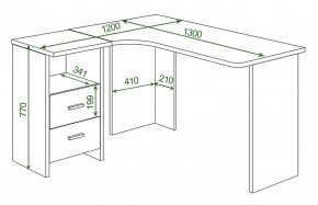 Стол письменный Домино Lite СКЛ-Угл 130 в Нижнем Тагиле - nizhniy-tagil.mebel24.online | фото 2