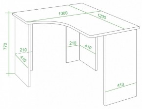 Стол письменный Домино Lite СКЛ-Угл120 в Нижнем Тагиле - nizhniy-tagil.mebel24.online | фото 2