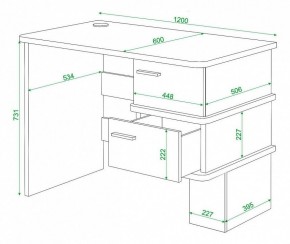 Стол письменный Домино СД-15С в Нижнем Тагиле - nizhniy-tagil.mebel24.online | фото 4