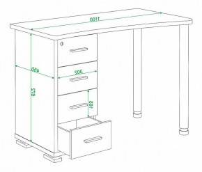 Стол письменный Домино СКМ-50 в Нижнем Тагиле - nizhniy-tagil.mebel24.online | фото 6