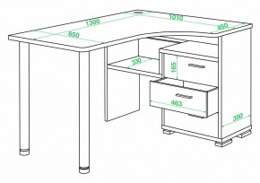 Стол письменный Домино СР-132С-130 в Нижнем Тагиле - nizhniy-tagil.mebel24.online | фото 2