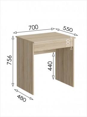 Стол письменный мини с ящиком Салоу в Нижнем Тагиле - nizhniy-tagil.mebel24.online | фото 3