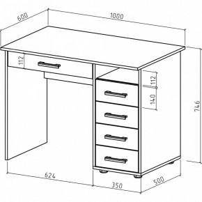 Стол письменный Остин-3Я в Нижнем Тагиле - nizhniy-tagil.mebel24.online | фото 2