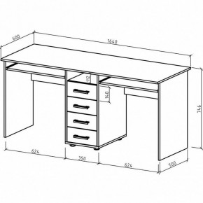 Стол письменный Остин в Нижнем Тагиле - nizhniy-tagil.mebel24.online | фото 3