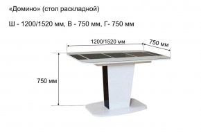 Стол раскладной "Домино " в Нижнем Тагиле - nizhniy-tagil.mebel24.online | фото 10