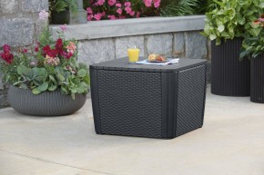 Стол-сундук Лузон Плюс (Luzon Plus Flat Wicker), графит в Нижнем Тагиле - nizhniy-tagil.mebel24.online | фото 1