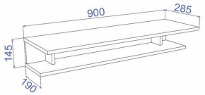 Стол туалетный Cross КП1 в Нижнем Тагиле - nizhniy-tagil.mebel24.online | фото 2