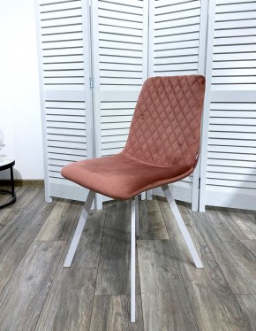 Стул DAIQUIRI BLUVEL-52 PINK / белый каркас, велюр М-City в Нижнем Тагиле - nizhniy-tagil.mebel24.online | фото 7