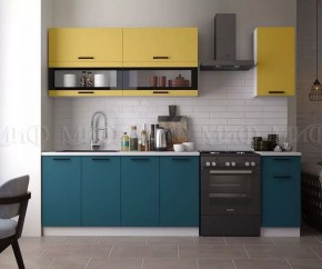 ТЕХНО Кухонный гарнитур 2,0 м Компоновка №2 в Нижнем Тагиле - nizhniy-tagil.mebel24.online | фото 3