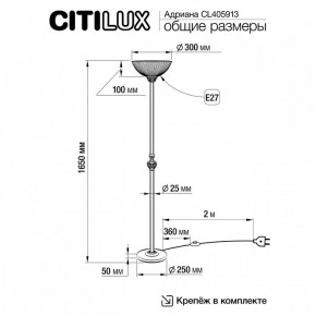 Торшер Citilux Адриана CL405913 в Нижнем Тагиле - nizhniy-tagil.mebel24.online | фото 4