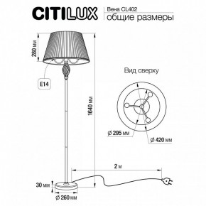 Торшер Citilux Вена CL402920 в Нижнем Тагиле - nizhniy-tagil.mebel24.online | фото 5