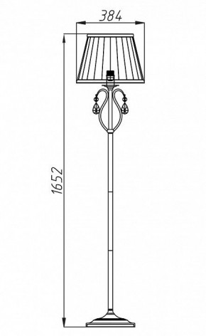 Торшер Maytoni Brionia ARM172-11-G в Нижнем Тагиле - nizhniy-tagil.mebel24.online | фото 2