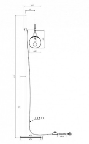 Торшер Maytoni Erich MOD221-FL-01-N в Нижнем Тагиле - nizhniy-tagil.mebel24.online | фото 3