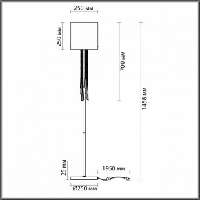 Торшер Odeon Light Nicole 4886/1F в Нижнем Тагиле - nizhniy-tagil.mebel24.online | фото 4